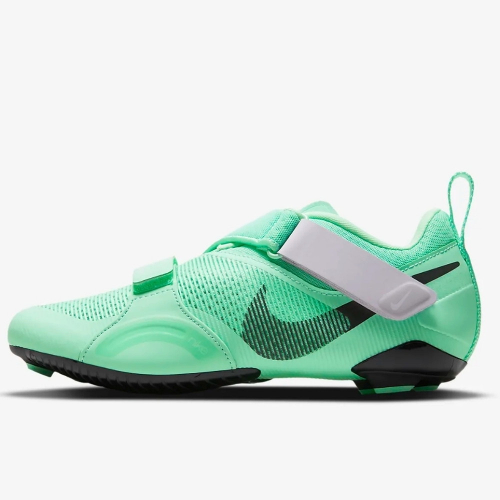 Nike Superrep Green Indoor Cycling Cleats Sz 7 Gem